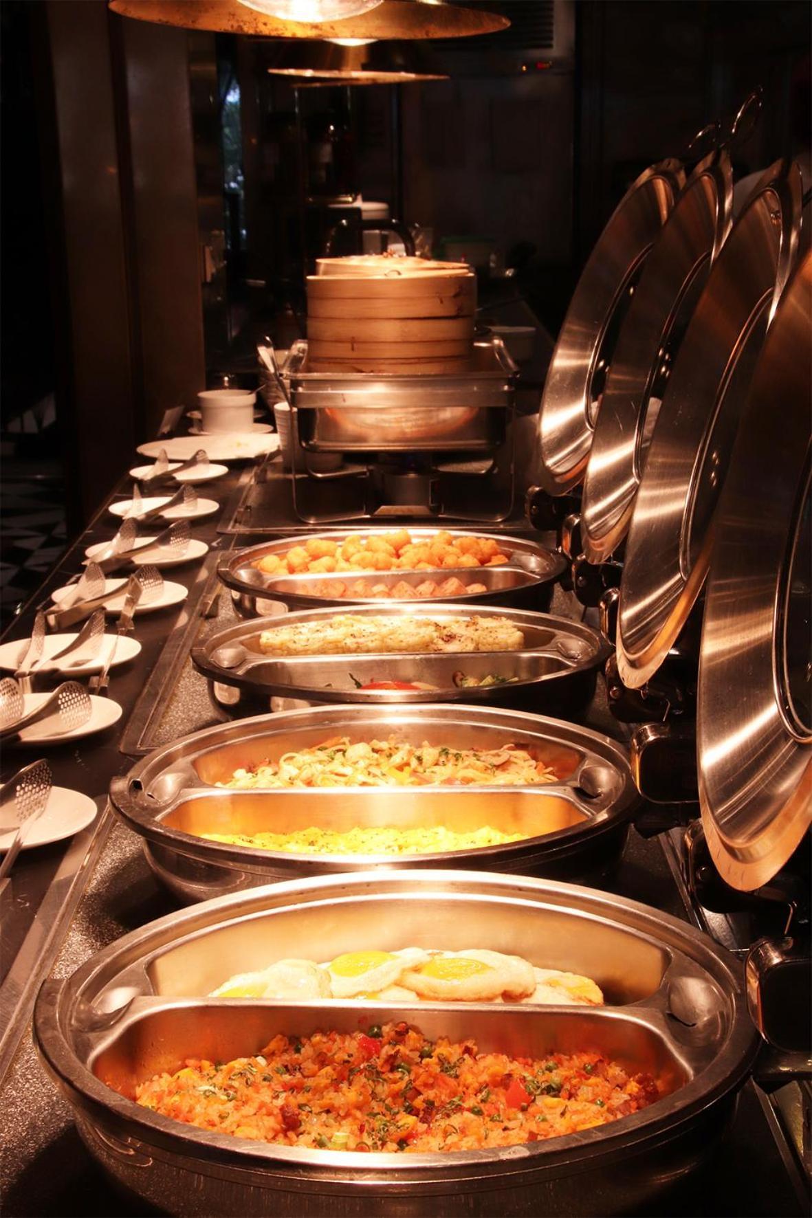 מלון The Landis טאיפיי מראה חיצוני תמונה A chafing dish buffet